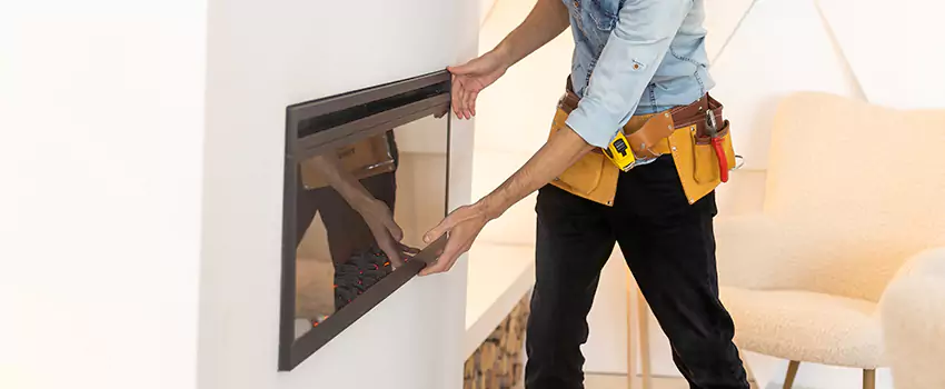 Metal Fireplace Installation in Rio Rico, Arizona